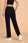 Zivame Knit Poly Lounge Bottom - Black Beauty — thumbnail 3